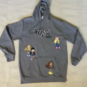 Vintage 2001 Bratz Sweater Unisex SMALL Gray Fashion Doll size